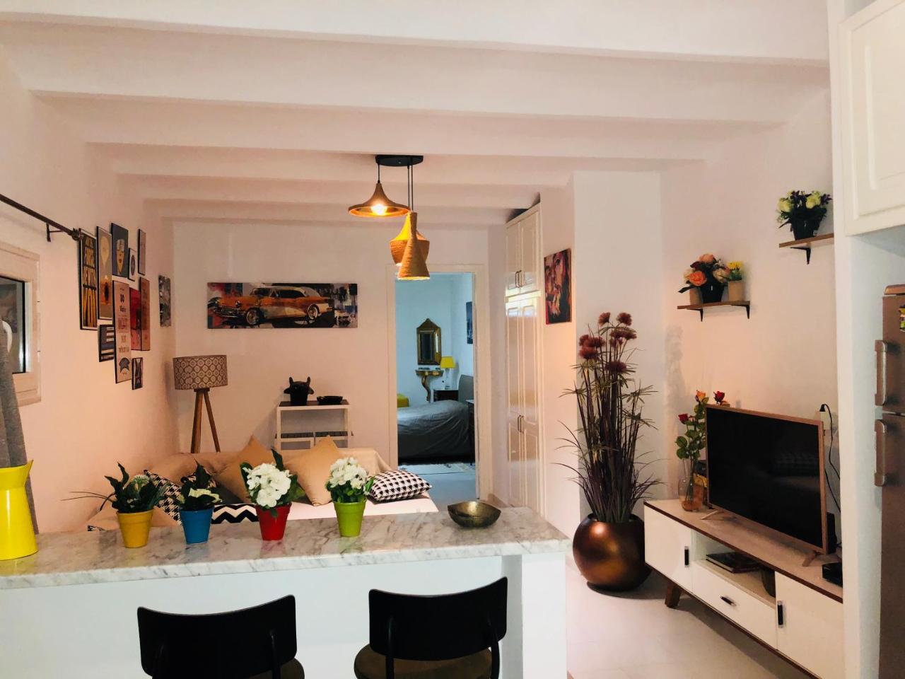 Cosy Appart En Plein Coeur De La Marsa Ngoại thất bức ảnh